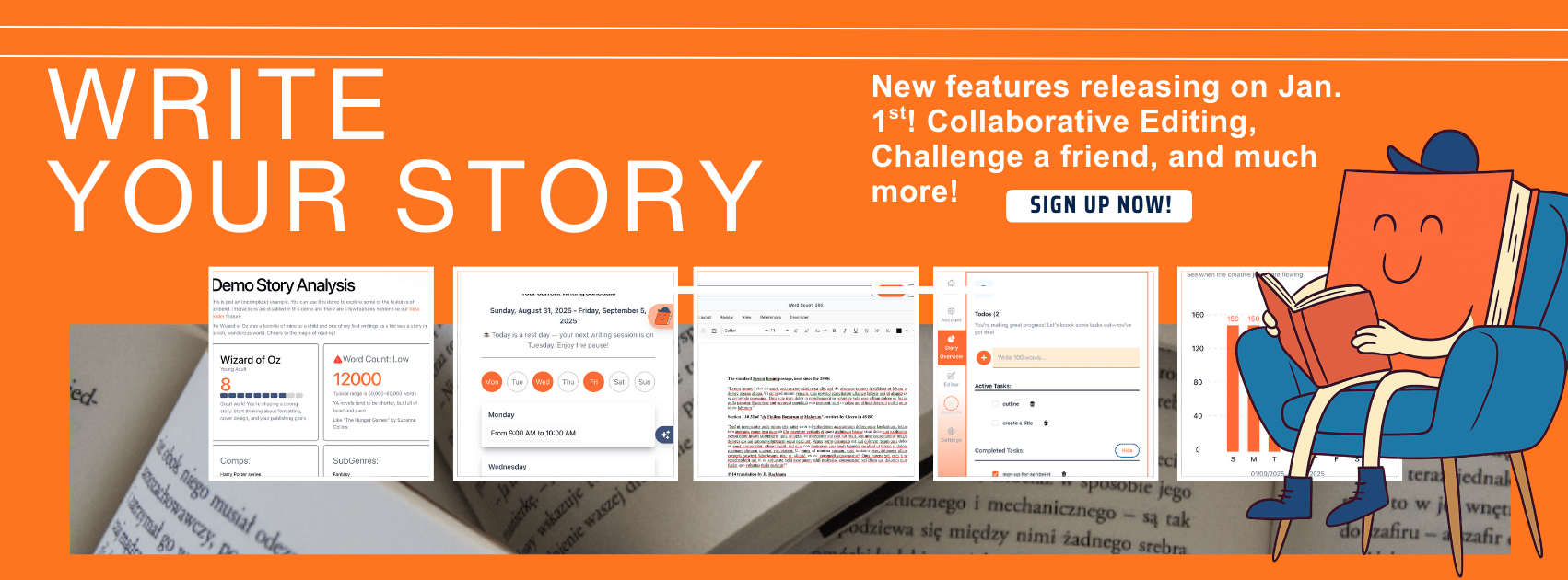 Scribelet Website - Write you story because the world needs it.